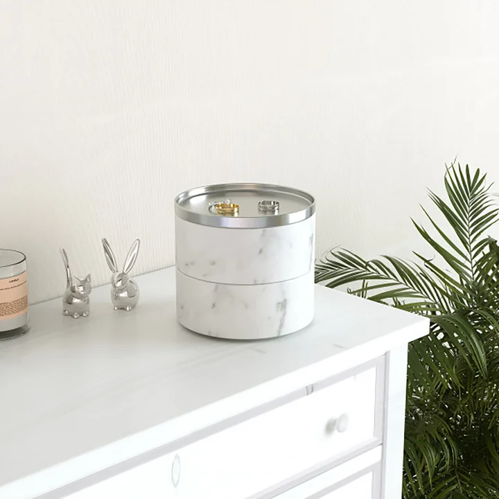 Umbra - Tesora Stockage, marbre blanc