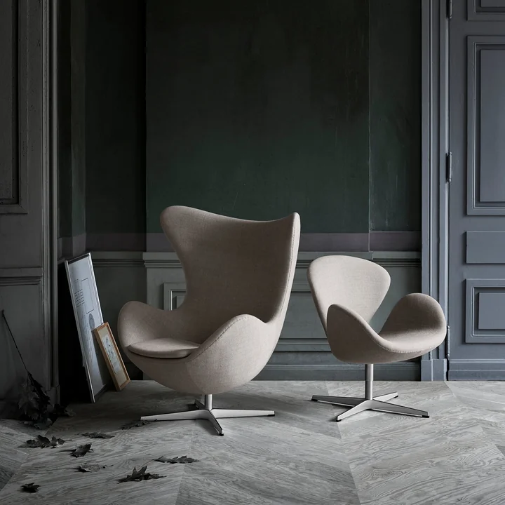 Egg Chair et Fauteuil Cygne de Fritz Hansen