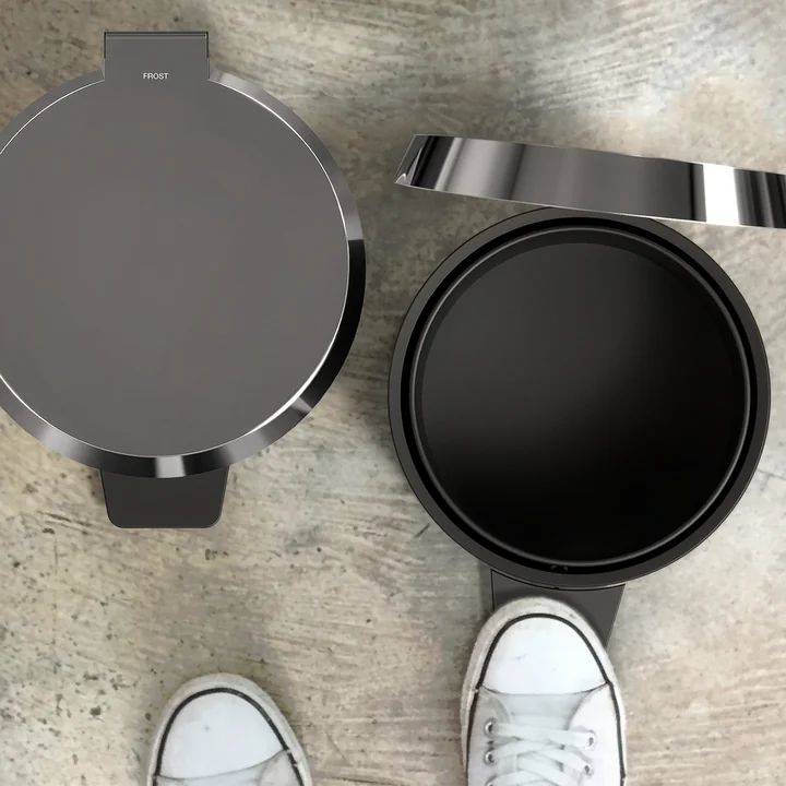 Vue de dessus du godet à pédale depuis Frost