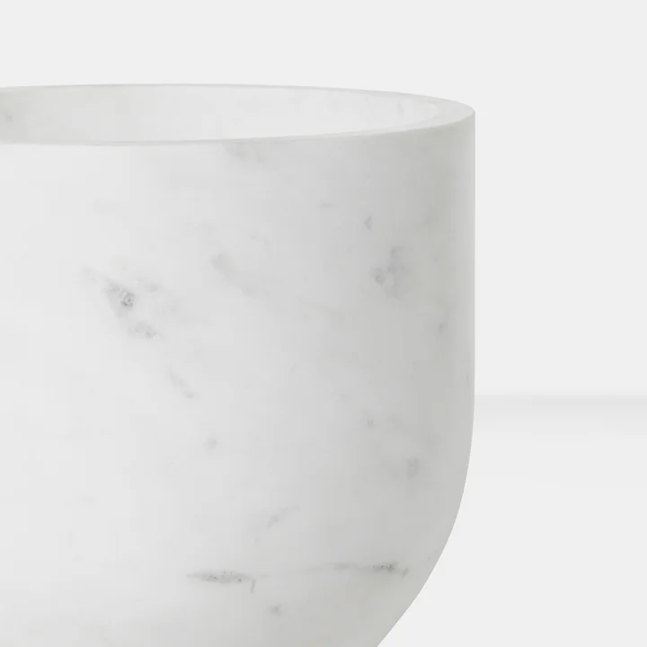 Refroidisseur de champagne Alza de Ferm Living in marble white