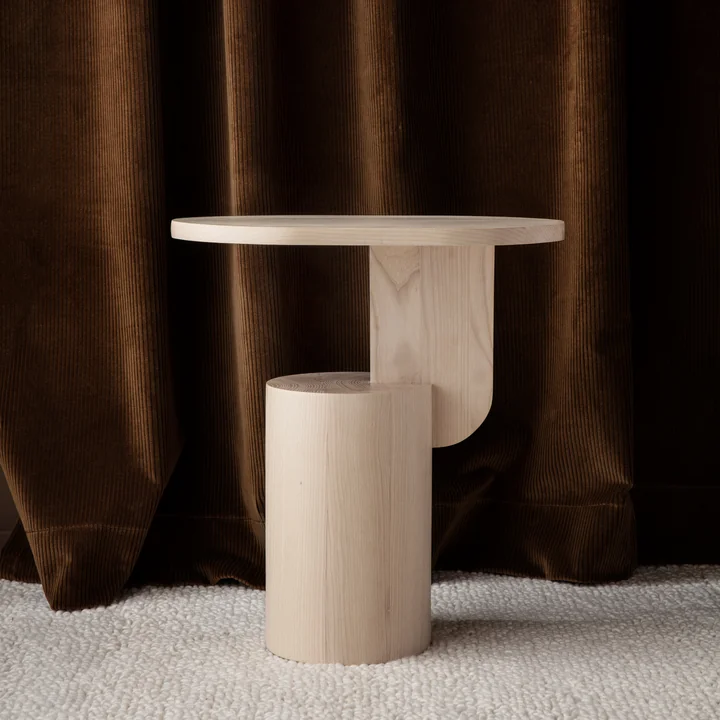 Insert table d'appoint de Ferm Living en frêne naturel