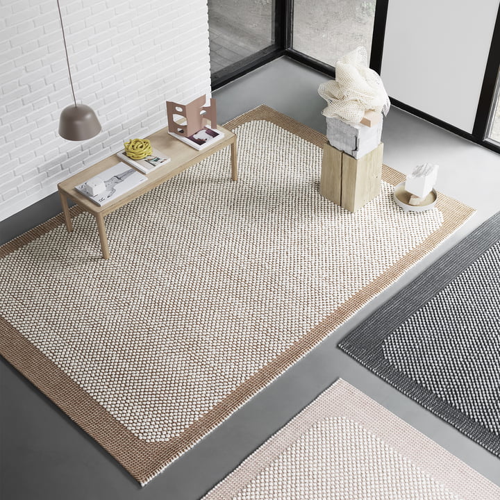 Pebble Tapis de Muuto in burnt orange