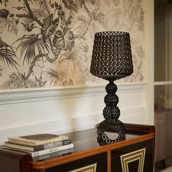 Mini Kabuki Lampe de table LED de Kartell en noir