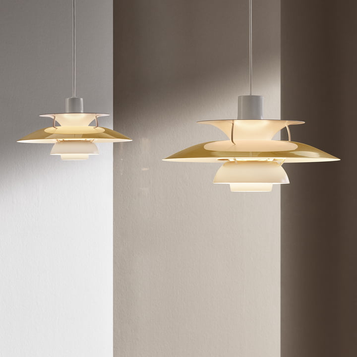 PH 5 lampe suspendue de Louis Poulsen en laiton