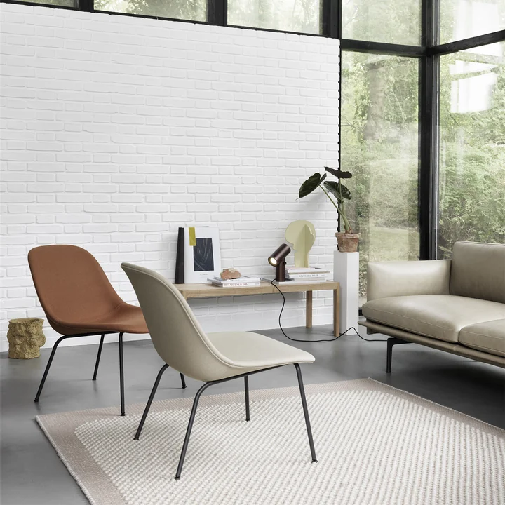 Fiber Lounge Chair Tube de Muuto dans le salon