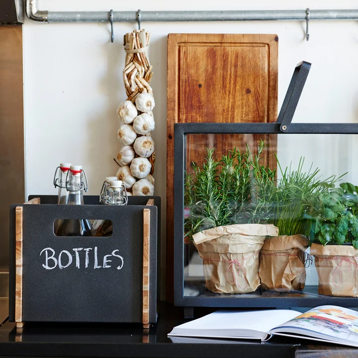 Box Boîte de rangement avec la lanterne du phare de Cane-line