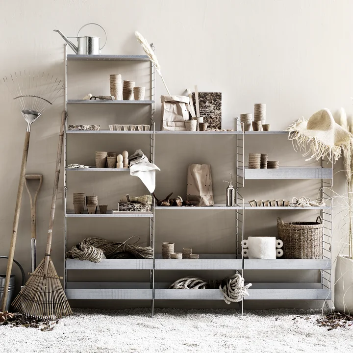 Système d'étagères Outdoor de String