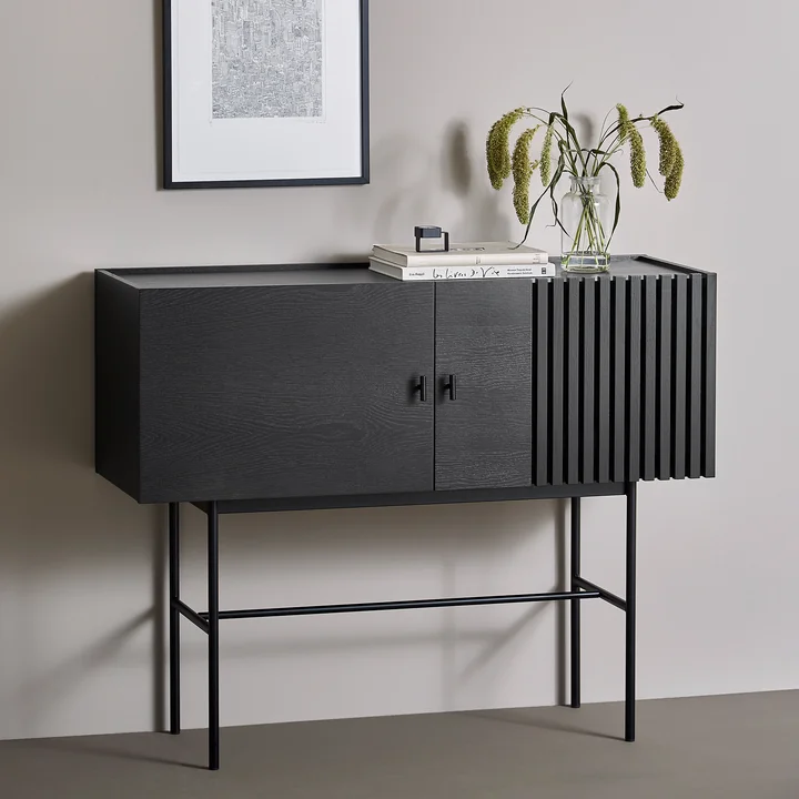 Array Sideboard 120 cm de Woud en noir