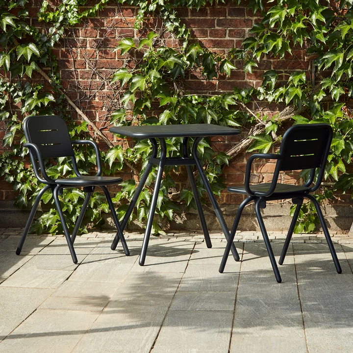 Table Ray Café et fauteuil Ray Café de Woud