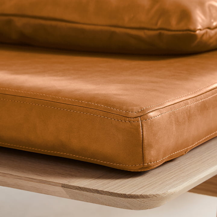 Level Daybed de Woud en chêne / cognac en détail