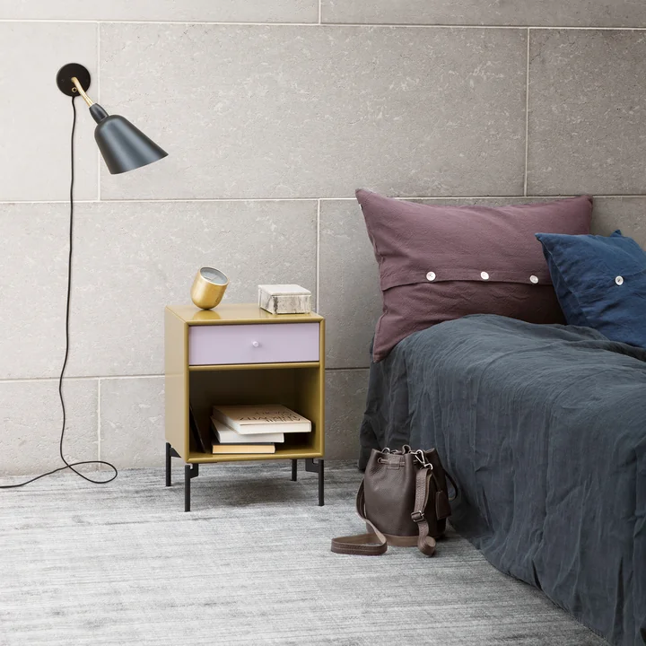 Table de chevet de rêve avec pieds du Montana