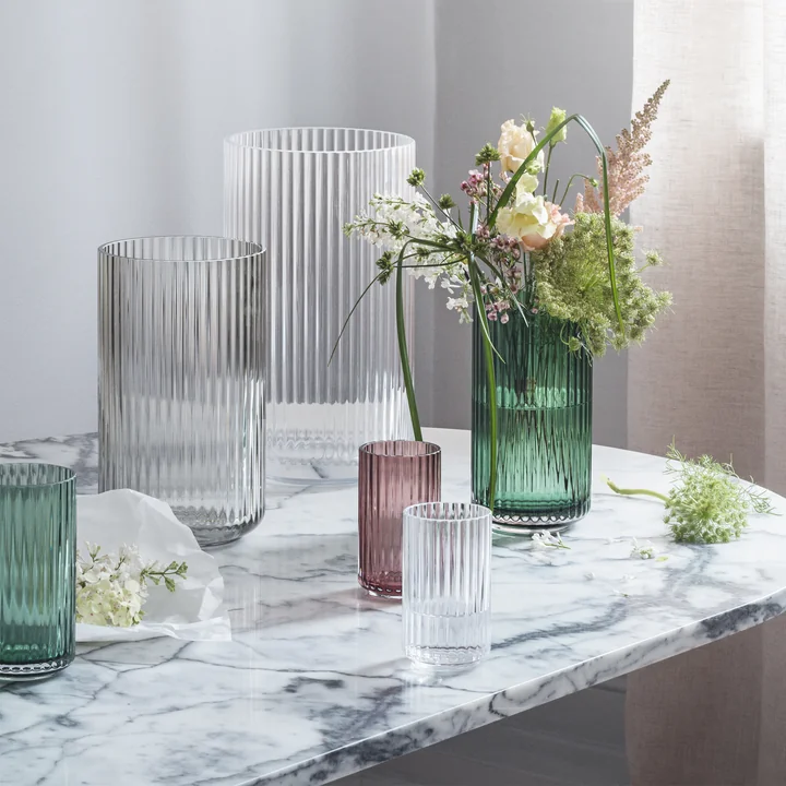 Vases en verre de Lyngby Porcelæn