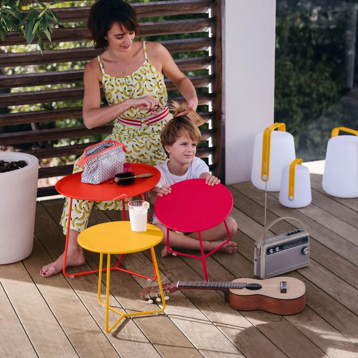 Cocotte Table d'appoint/tabouret avec luminaires Balad