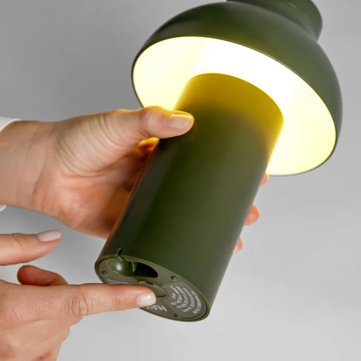 PC Portable LED Luminaire de HAY en olive (RAL 6003)
