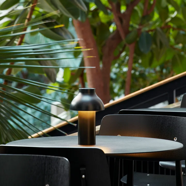 PC Portable LED Luminaire de HAY en soft black (RAL 9004)