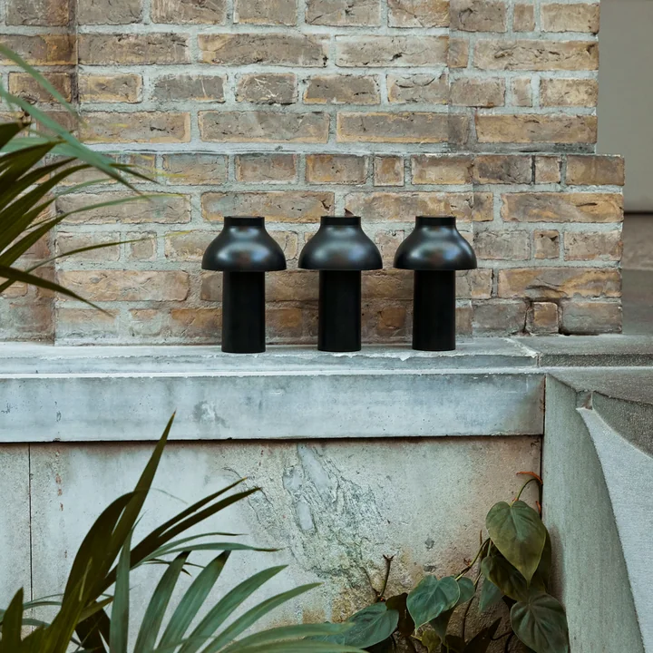 PC Portable LED Luminaire de HAY en soft black (RAL 9004)