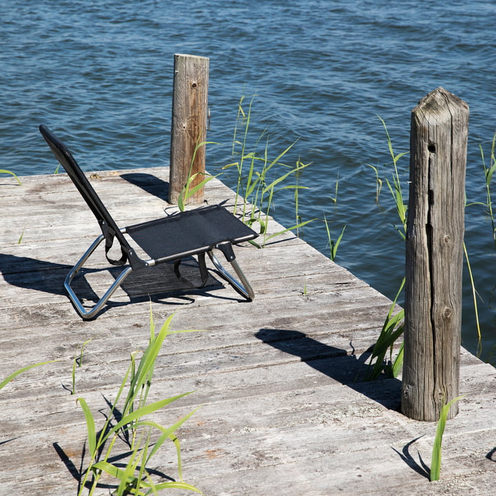 Quick Chaise de plage de Fiam en noir