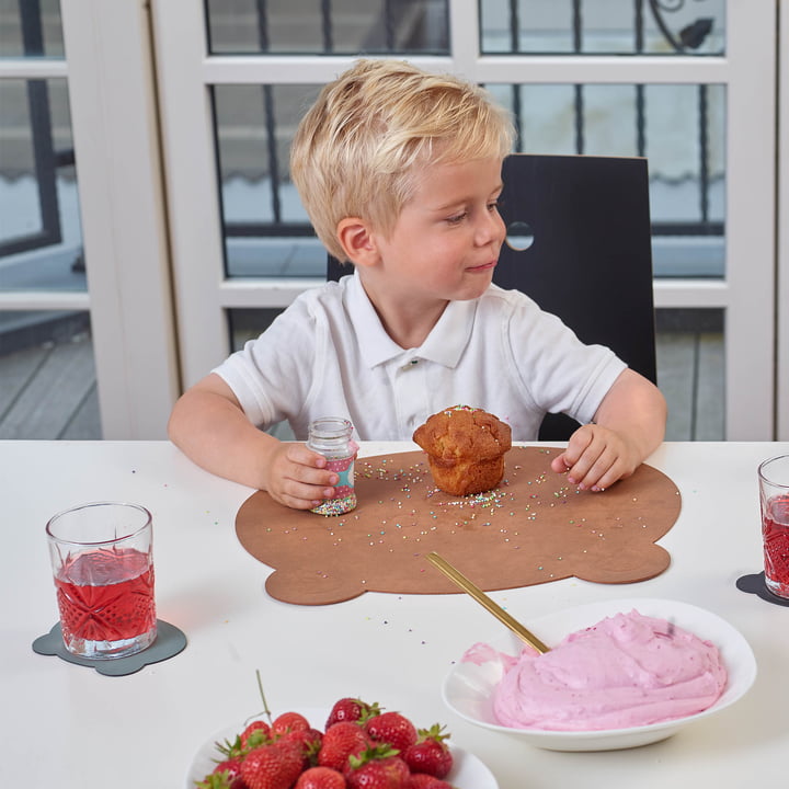 Set de table pour enfants Bear de LindDNA à Nupo nature