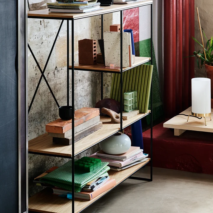 Planner Etagère medium de Fritz Hansen en chêne / noir