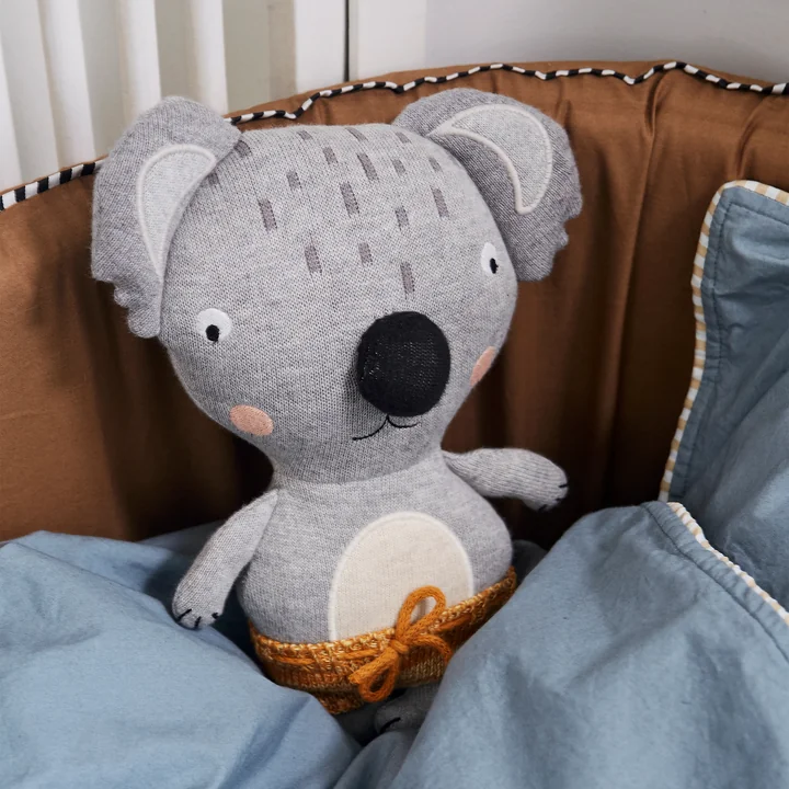 Doudou tricoté Bébé Koala Anton de OYOY