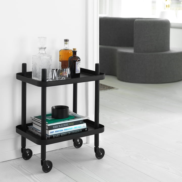 Block - Chariot d'appoint noir de Normann Copenhagen