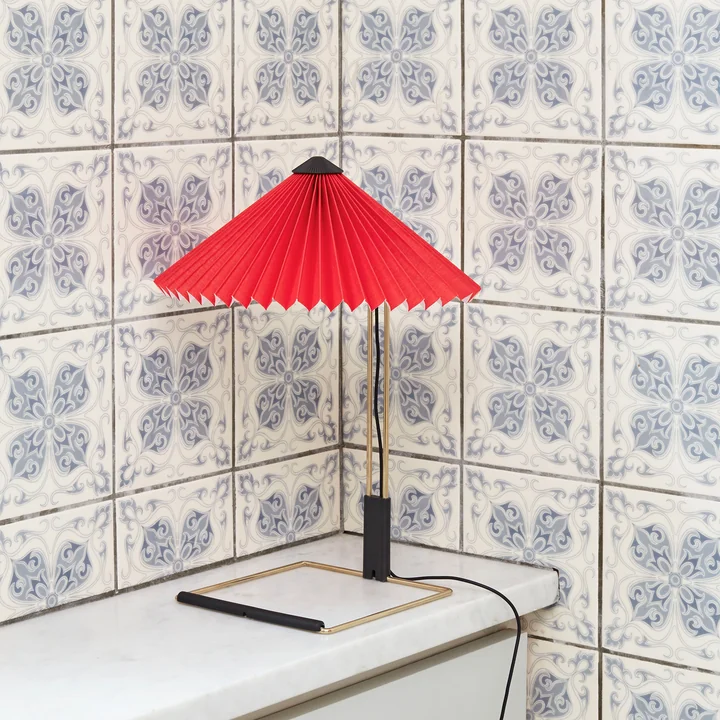 Matin Lampe de table LED S, bright red de HAY