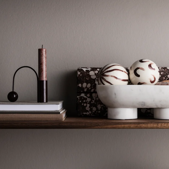 Bougeoir Balance avec Uno bougies tige de Ferm Living