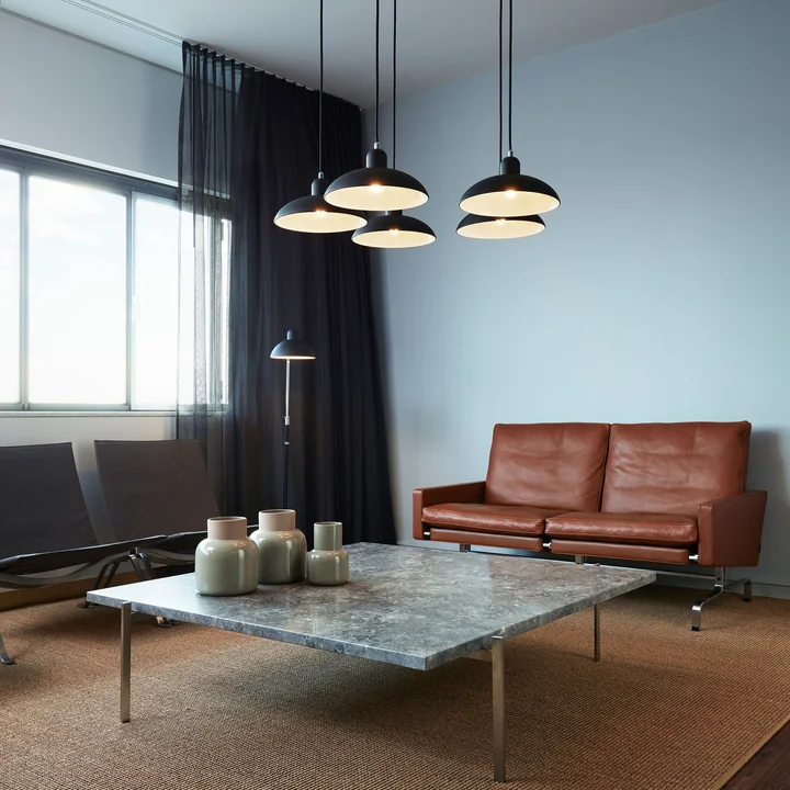 Ambiance salon moderne avec KAISER idell