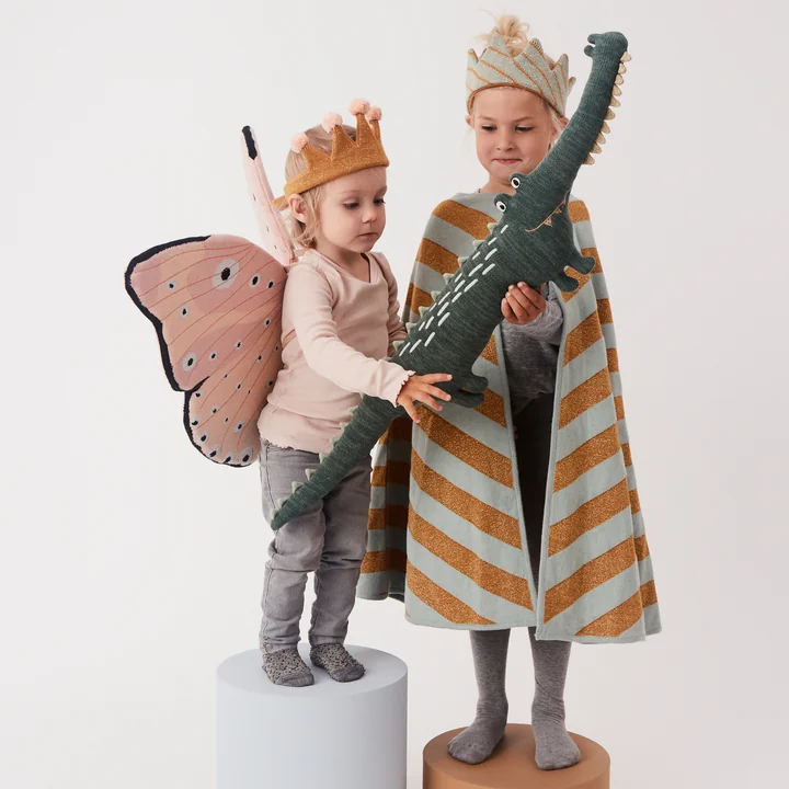 Doudou tricoté Mr. Crocodile Gustav de OYOY