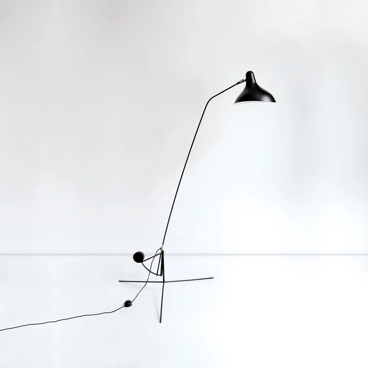 Lampadaire Mantis BS1, noir de DCW