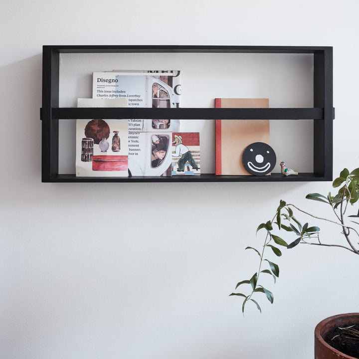 Norr Magazine Holder 75 cm de Skagerak en noir