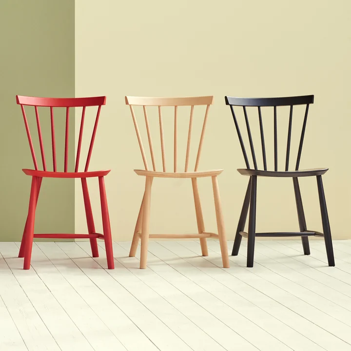 J46 Chaise de FDB Møbler en différentes couleurs