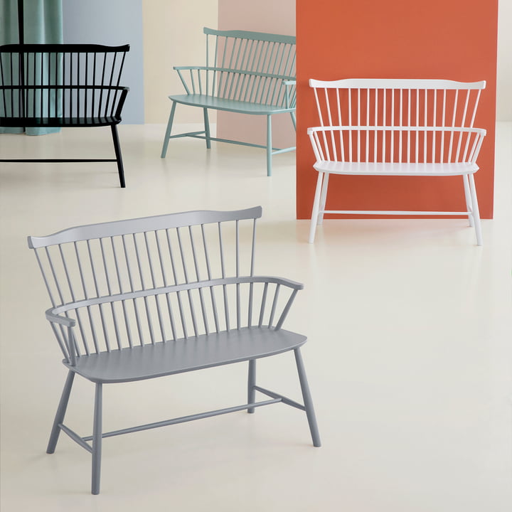 Banc J52D de FDB Møbler en différentes couleurs