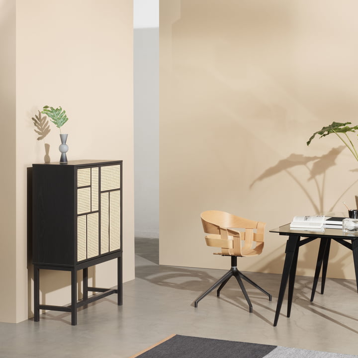 Air Cabinet de Design House Stockholm en noir