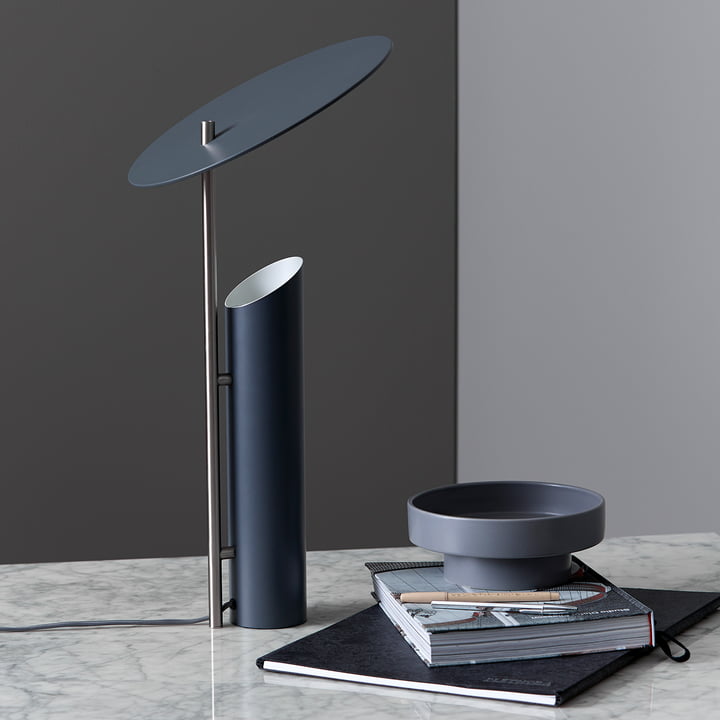 Reflect - Lampe de table, gris de Verpan