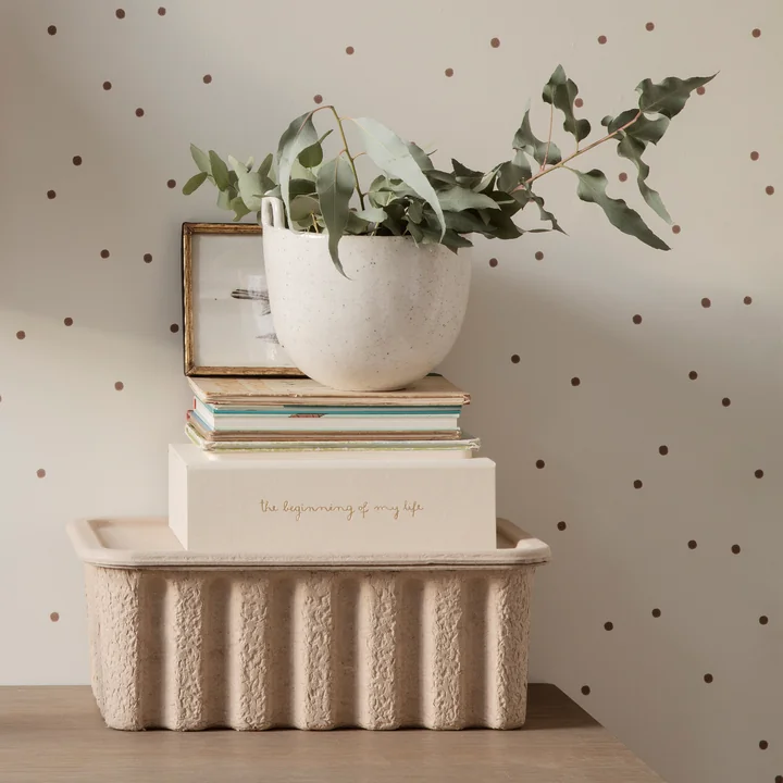 Speckle Pot à plantes, blanc cassé de Ferm Living