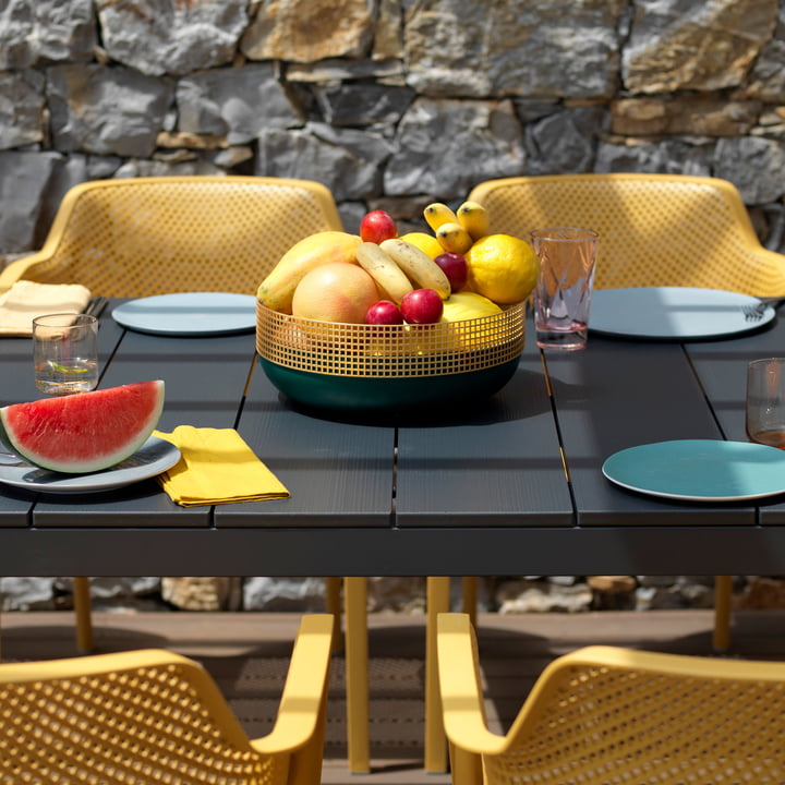 Rio Table de Nardi au petit déjeuner dans le jardin