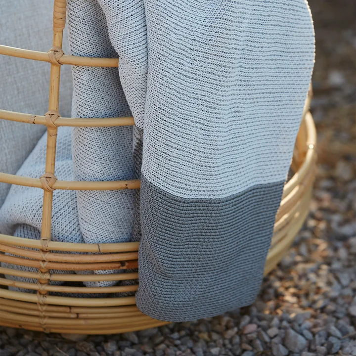 Sweep Panier rond Ø 43 cm, naturel à partir de Cane-line