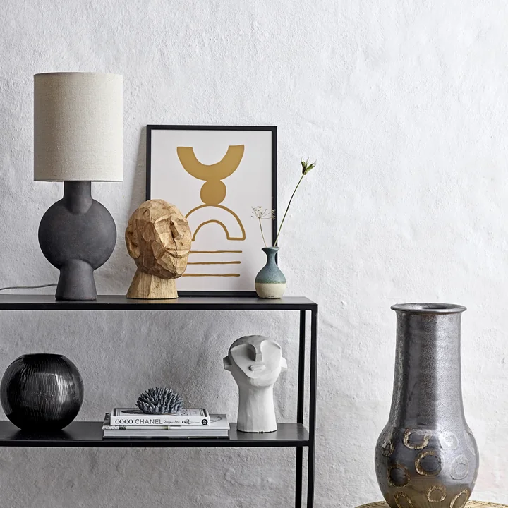 Lampe de table en terre cuite de Bloomingville