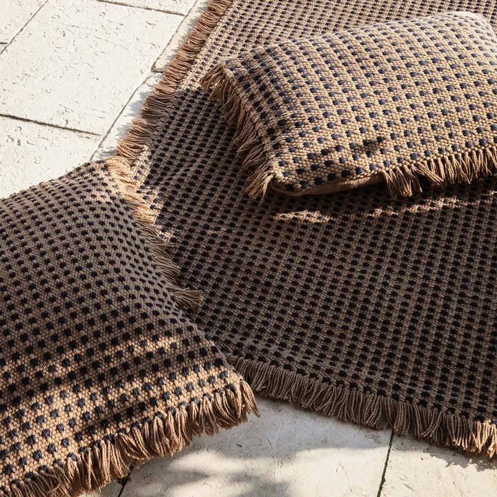 Ferm Living - Way Outdoor Coussin, patin et tapis