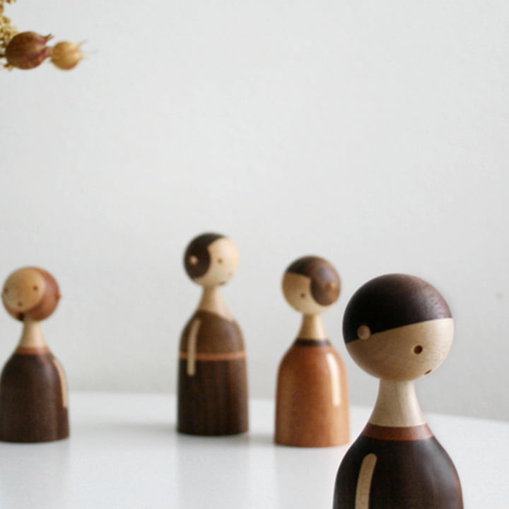 Kin Figurine en bois d'ArchitectMade