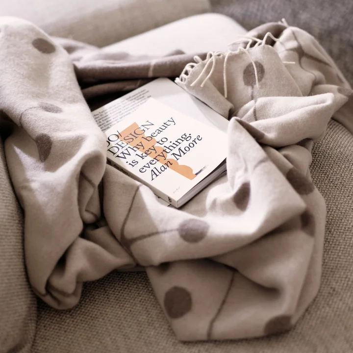 Vitra - Eames couverture de laine Dot, taupe