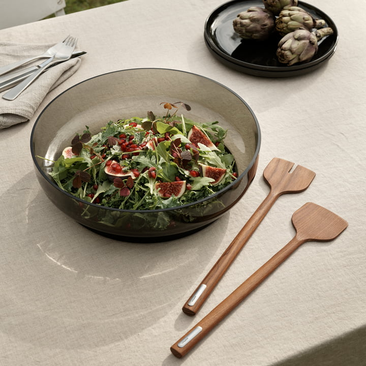 Hoop Serveurs à salade & servant le bol de Stelton