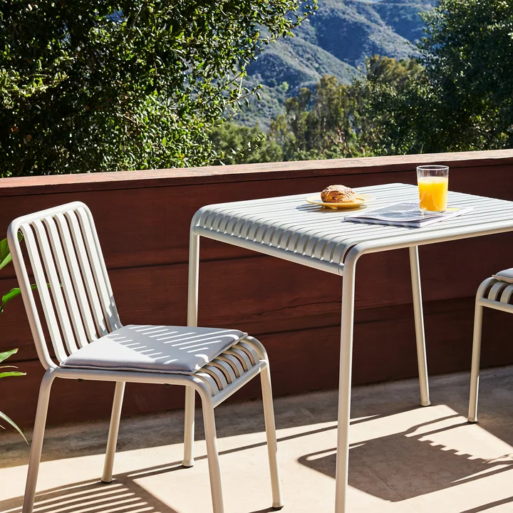 Palissade Chaise de bureau, Palissade table carrée et Palissade Seat Cushion pour chaise de HAY