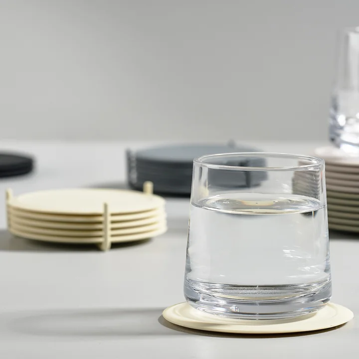 Dessous de verre de Zone Denmark en limestone (set de 6)