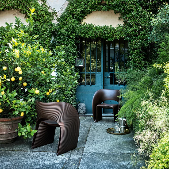 Raviolo Fauteuil de Magis en brun