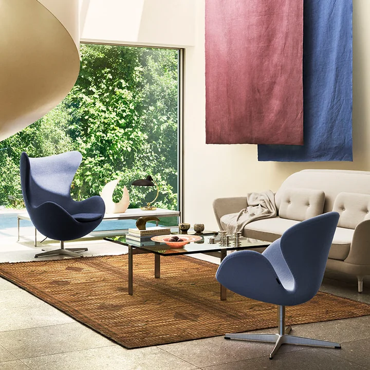 Egg Chair et Fauteuil Cygne de Fritz Hansen