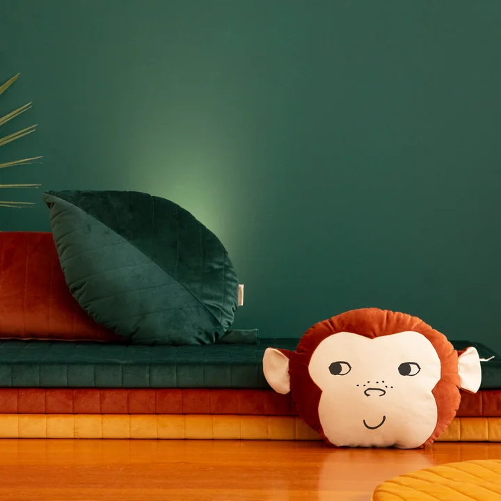 Zanzibar joue au matelas et à l'oreiller pour animaux par Nobodinoz