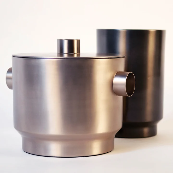 Rondo Bac à glaçons en acier cuivré, Ø 18 cm de XLBoom