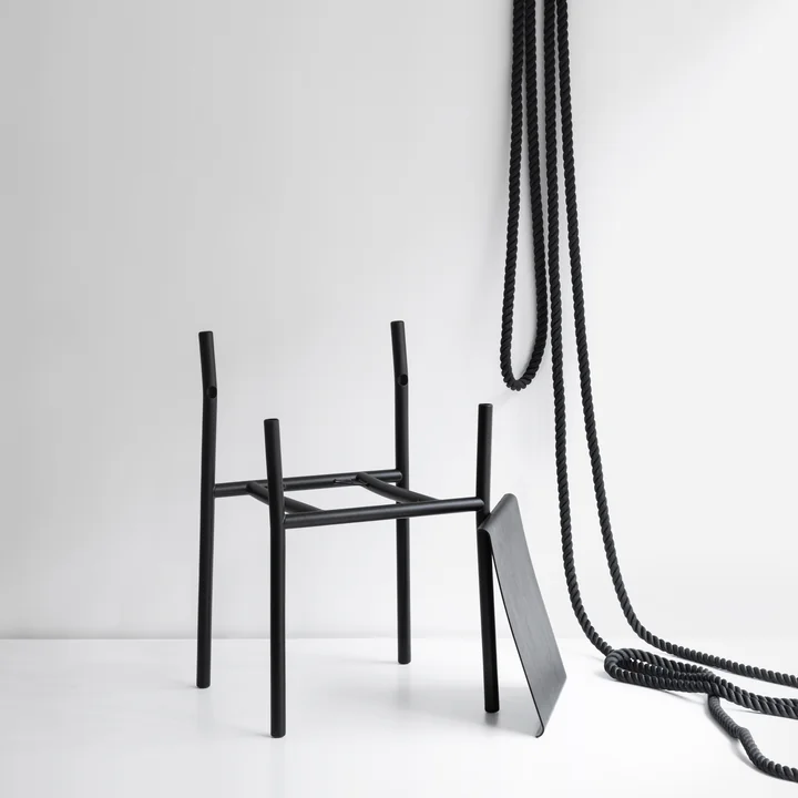 Rope Chair par Artek en noir